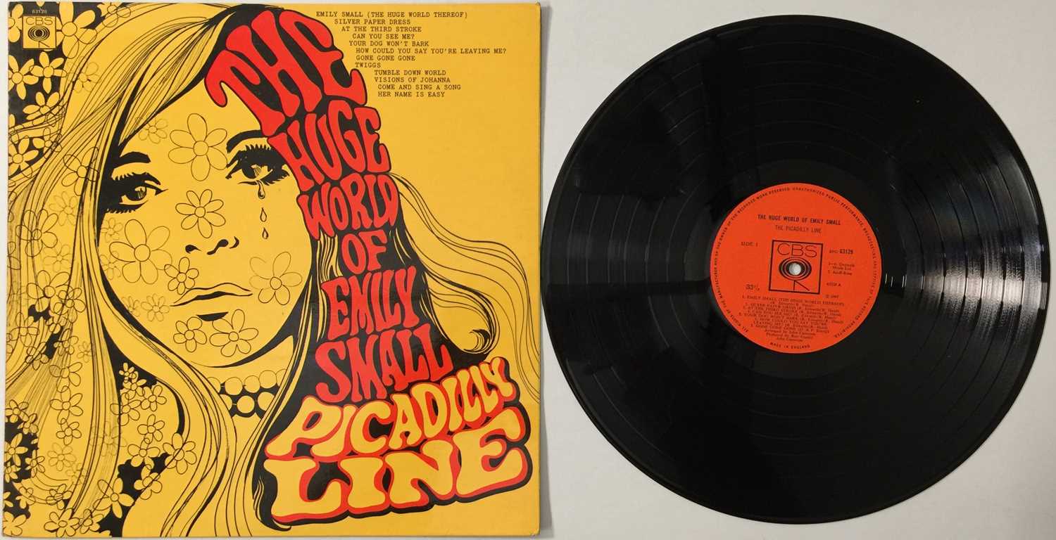 Lot 13 - THE PICADILLY LINE - THE HUGE WORLD OF EMILY SMALL LP (UK PSYCH - CBS BPG 63129)