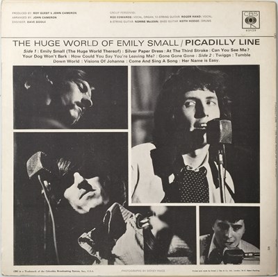 Lot 13 - THE PICADILLY LINE - THE HUGE WORLD OF EMILY SMALL LP (UK PSYCH - CBS BPG 63129)