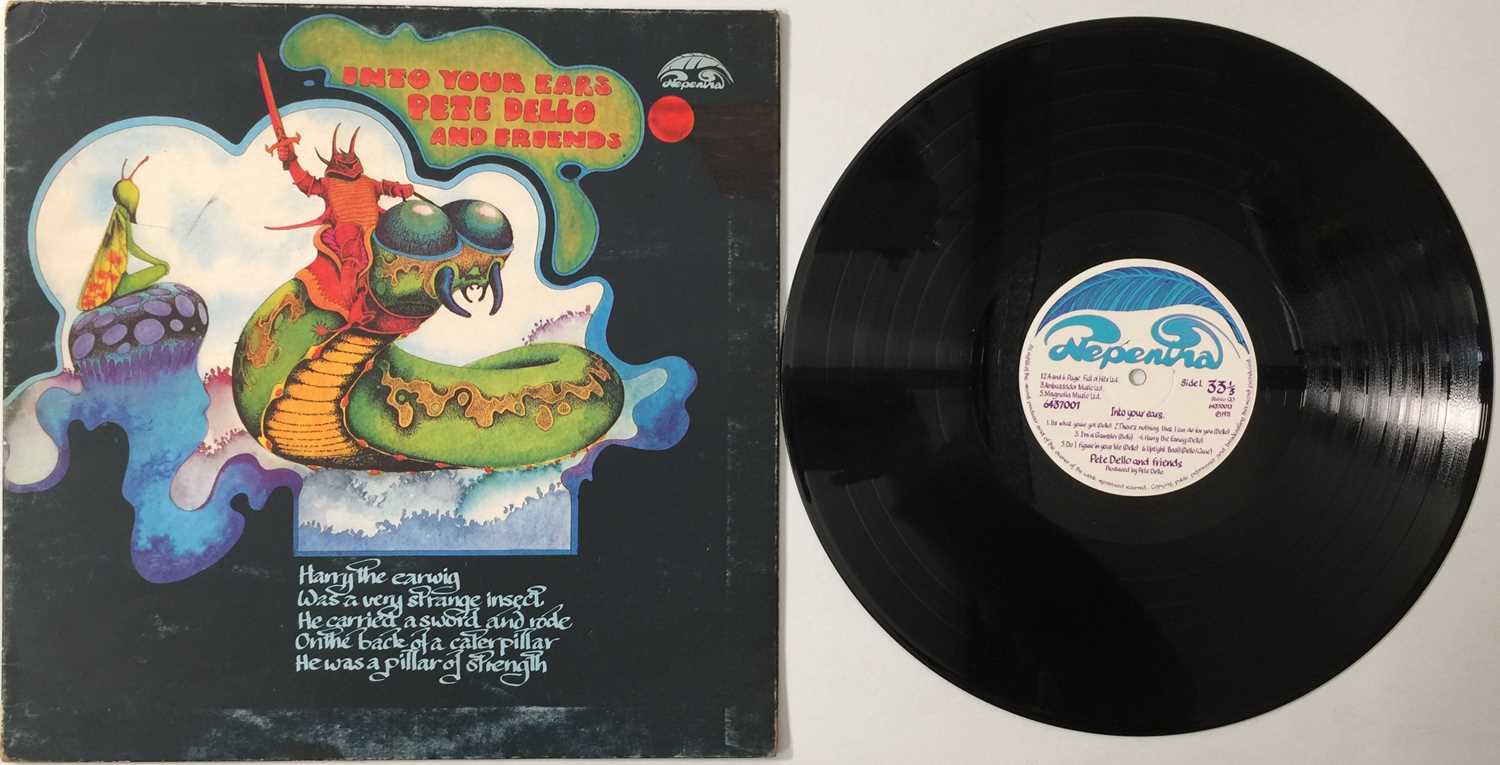 Lot 14 - PETE DELLO AND FRIENDS - INTO YOUR EYES LP (UK ORIGINAL - NEPENTHA - 6437001)