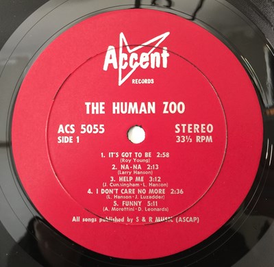 Lot 18 - THE HUMAN ZOO - S/T LP (US STEREO ORIGINAL - ACCENT - ACS 5055)