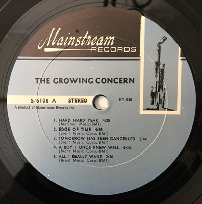 Lot 19 - THE GROWING CONCERN - S/T LP (US STEREO ORIGINAL - MAINSTREAM - S/6108)