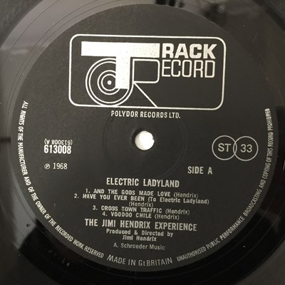Lot 21 - THE JIMI HENDRIX EXPERIENCE - ELECTRIC LADYLAND LP (ORIGINAL UK 'BLUE TEXT' - TRACK 613008/9)