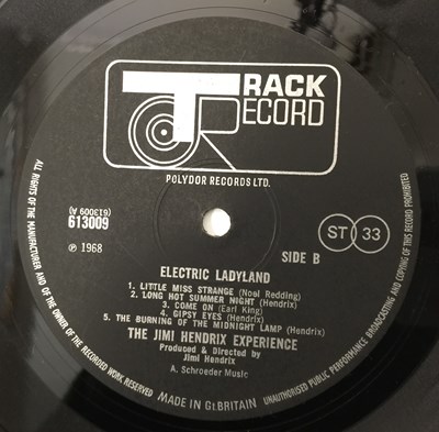 Lot 21 - THE JIMI HENDRIX EXPERIENCE - ELECTRIC LADYLAND LP (ORIGINAL UK 'BLUE TEXT' - TRACK 613008/9)