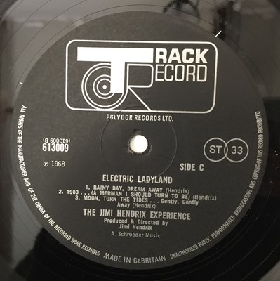 Lot 21 - THE JIMI HENDRIX EXPERIENCE - ELECTRIC LADYLAND LP (ORIGINAL UK 'BLUE TEXT' - TRACK 613008/9)
