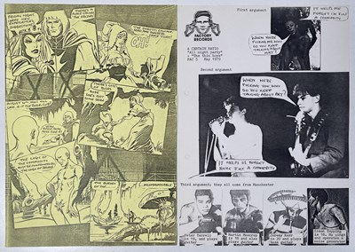 Lot 118 - MANCHESTER MUSIC - DURUTTI COLUMN / A CERTAIN RATIO HANDBILLS - TONY WILSON ARCHIVE.