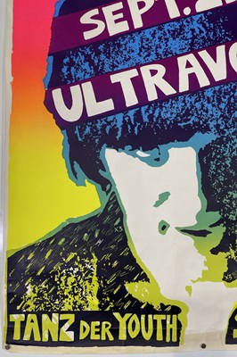 Lot 34 - ULTRAVOX - ORIGINAL AND RARE 1978 NEWPORT CONCERT POSTER.