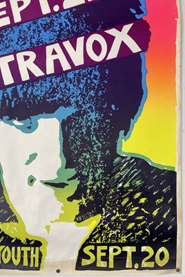Lot 34 - ULTRAVOX - ORIGINAL AND RARE 1978 NEWPORT CONCERT POSTER.