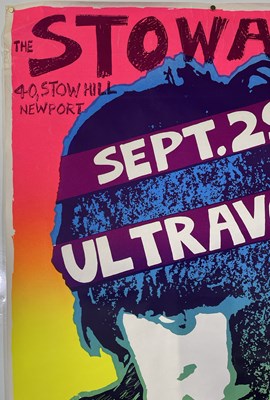Lot 34 - ULTRAVOX - ORIGINAL AND RARE 1978 NEWPORT CONCERT POSTER.