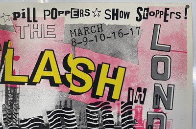 Lot 36 - THE CLASH - ORIGINAL 1984 'OUT OF CONTROL' POSTER.