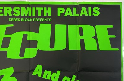 Lot 37 - THE CURE - ORIGINAL 1981 CONCERT POSTER.