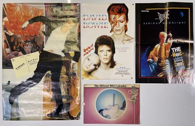 Lot 424 - DAVID BOWIE POSTER COLLECTION INC ORIGINAL LODGER PROMO.