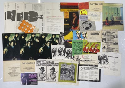 Lot 120 - FLYERS / HANDBILLS / TICKETS / INVITES INC FOR WORLD'S END / STIFF RECORDS.