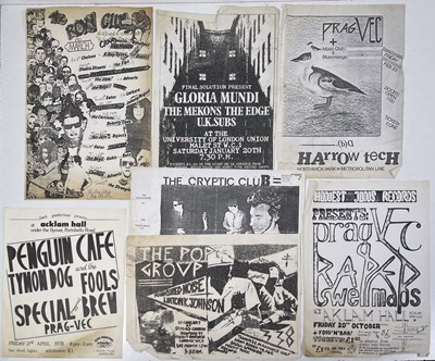 Lot 122 - PUNK / NEW WAVE HANDBILLS INC ORIGINAL ROXY CLUB LISTING FLYER.