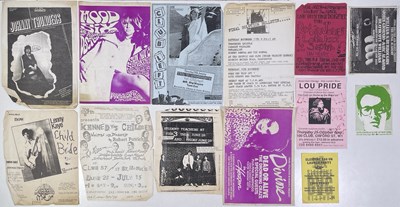 Lot 123 - PUNK / INDUSTRIAL / ALT - HANDBILLS C 1970S/80S.