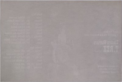 Lot 443 - MARC BOLAN / T.REX - ORIGINAL ELECTRIC WARRIORS TOUR HANDBILL.