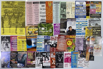 Lot 127 - 1998 NEW ORDER / JAMES POSTER - LARGE COLLECTION OF INDIE/ALT HANDBILLS C 00S.