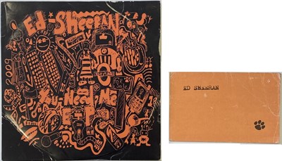 Lot 418 - ED SHEERAN RARE CD AND BUSINESS CARD.