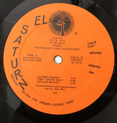 Lot 24 - SUN RA - MONORAILS AND SATELLITES VOL. 2 LP (EL SATURN - ESR-9691)