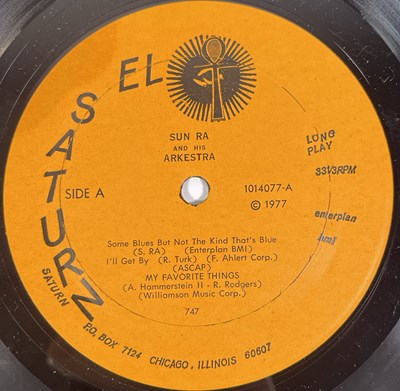 Lot 28 - SUN RA - SOME BLUES BUT NOT THE KIND THATS BLUE LP (EL SATURN - 1014077)