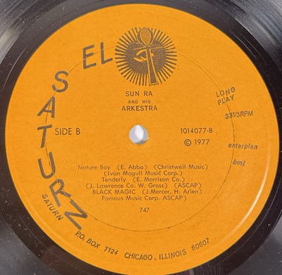 Lot 28 - SUN RA - SOME BLUES BUT NOT THE KIND THATS BLUE LP (EL SATURN - 1014077)