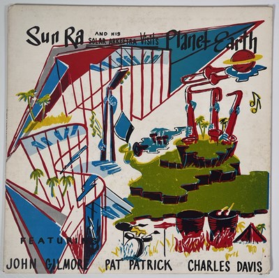 Lot 31 - SUN RA AND HIS SOLAR ARKESTRA - VISTS PLANET EARTH LP (SATURN No. 9956-11)