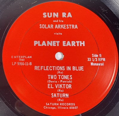 Lot 31 - SUN RA AND HIS SOLAR ARKESTRA - VISTS PLANET EARTH LP (SATURN No. 9956-11)