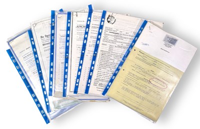 Lot 59 - 1970S/80S CONTRACTS/BOOKING AGREEMENT ARCHIVE - CLASSIC ROCK INC RORY GALLAGHER .
