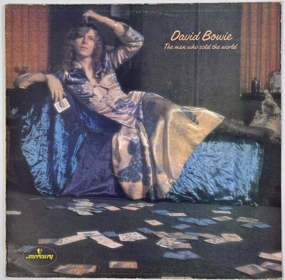 Lot 71 - DAVID BOWIE - THE MAN WHO SOLD THE WORLD LP (UK ORIGINAL 'DRESS SLEEVE' - 'TONNY' CREDIT - MERCURY 6338 041).