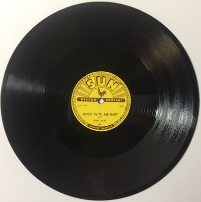 Lot 16 - Billy Riley - Rock With Me Baby 78 (SUN 245)