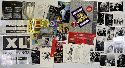 Lot 68 - 80S-90S PROMOTIONAL ITEMS INC POSTERS.
