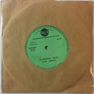 Lot 35 - Elvis Presley - All Shook Up/ Heartbreak Hotel (UK RCA Single Sided 7" Demos)