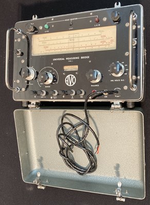 Lot 5 - Avo Universal Measuring Bridge Type 1 and Circa 1960s Military Loudspeaker - lot 5