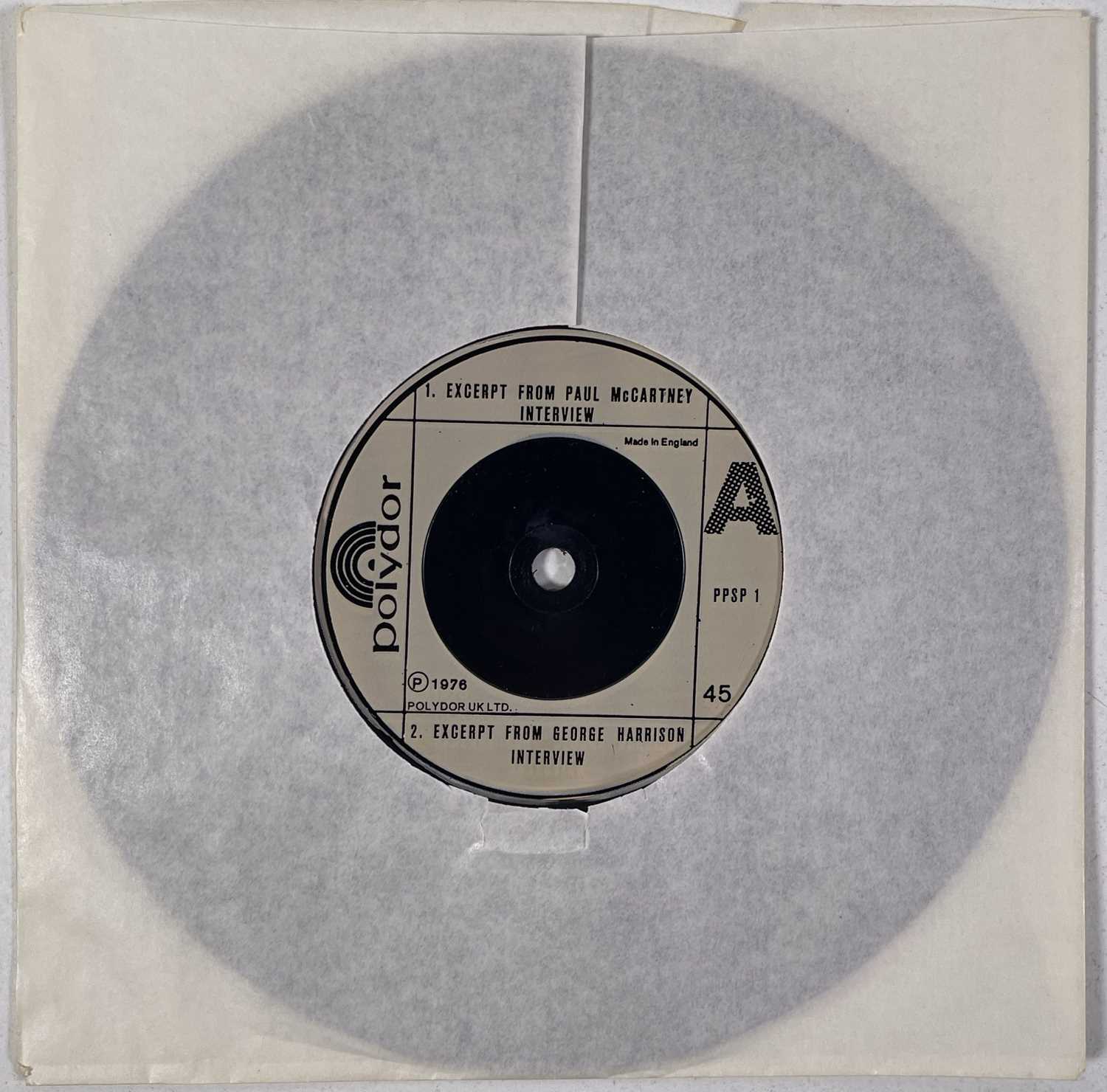 Lot 53 - THE BEATLES TAPES FROM DAVID WIGG INTERVIEWS 7" (UK PROMO - POLYDOR - PPSP 1)