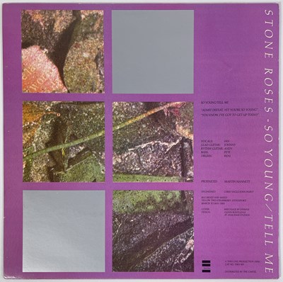 Lot 59 - THE STONE ROSES - SO YOUNG/TELL ME 12" (ORIGINAL UK RELEASE - THIN LINE THIN 001)