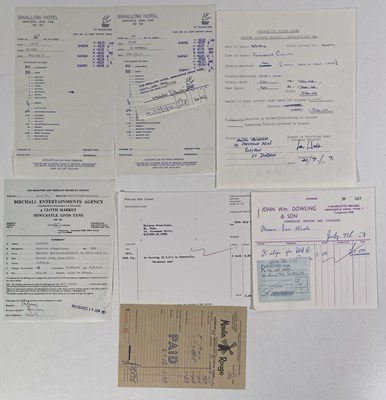 Lot 76 - PROG ARTISTS INC CARAVAN - ORIGINAL 1971-1975 CONCERT BOOKING DOCUMENTS.