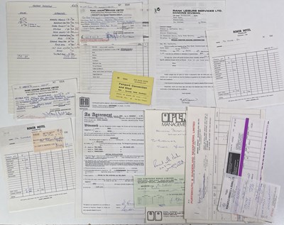 Lot 76 - PROG ARTISTS INC CARAVAN - ORIGINAL 1971-1975 CONCERT BOOKING DOCUMENTS.