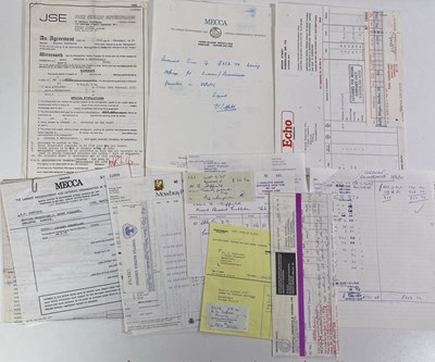 Lot 76 - PROG ARTISTS INC CARAVAN - ORIGINAL 1971-1975 CONCERT BOOKING DOCUMENTS.
