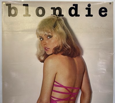 Lot 44 - BLONDIE PLASTIC LETTERS ORIGINAL US PROMO POSTER.