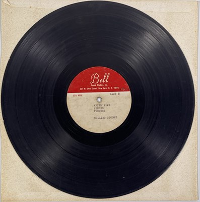 Lot 84 - THE ROLLING STONES - 'SATANIC MAJESTIES' - ORIGINAL BELL STUDIOS ACETATE LP - DEMO RECORDINGS/COMMERCIALLY UNRELEASED