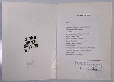 Lot 1 - THE SEX PISTOLS - CHARLIE DRAKE SINGLE SIGNED BY JOHNNY ROTTEN.