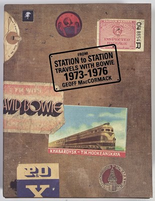 Lot 3 - DAVID BOWIE - BOWIE SIGNED STATION TO STATION GENESIS PUBLICATIONS BOOK.
