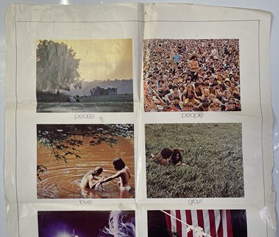 Lot 10 - WOODSTOCK (1970) ORIGINAL US ONE-SHEET POSTER.