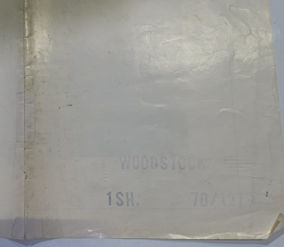 Lot 10 - WOODSTOCK (1970) ORIGINAL US ONE-SHEET POSTER.