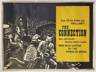 Lot 177 - THE CONNECTION (1962) ORIGINAL UK QUAD POSTER.