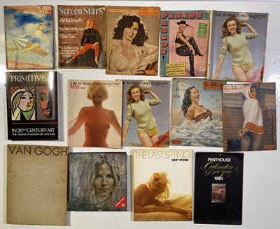Lot 92 - PIN UPS / VINTAGE MEN'S MAGAZINES INC PARIS HOLLYWOOD.