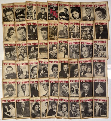 Lot 93 - TV TIMES MAGAZINE - COLLECTION OF 1950S TITLES.
