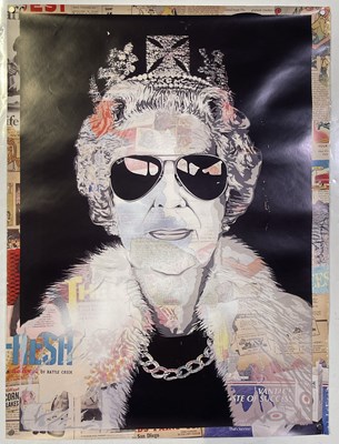 Lot 122 - MR BRAINWASH (1966, FRANCE) - QUEEN AVIATOR POSTER.