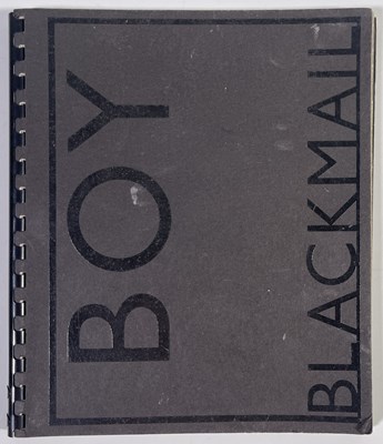 Lot 556 - PUNK FASHION - ORIGINAL AND RARE 1981 BOY LONDON BLACKMAIL CATALOGUE.