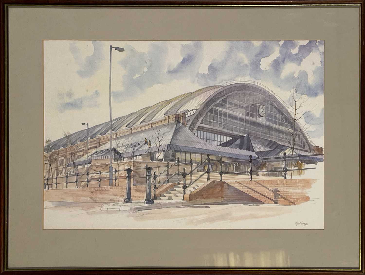 Lot 5 - KEN MOSELY PAINTING - MANCHESTER G-MEX.