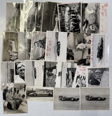 Lot 242 - SIR MALCOLM CAMPBELL - COLLECTION OF PRESS PHOTOGRAPHS.